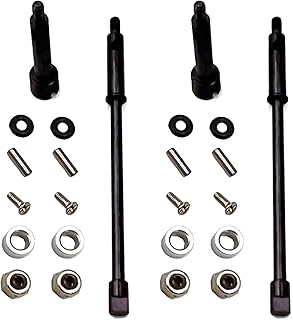 FainWan RC 4mm Widen Wheel Axle CVD Front Rear Joint Drive Shaft Upgrade Parts Compatible with SCX24 90081 1/24 RC Crawler