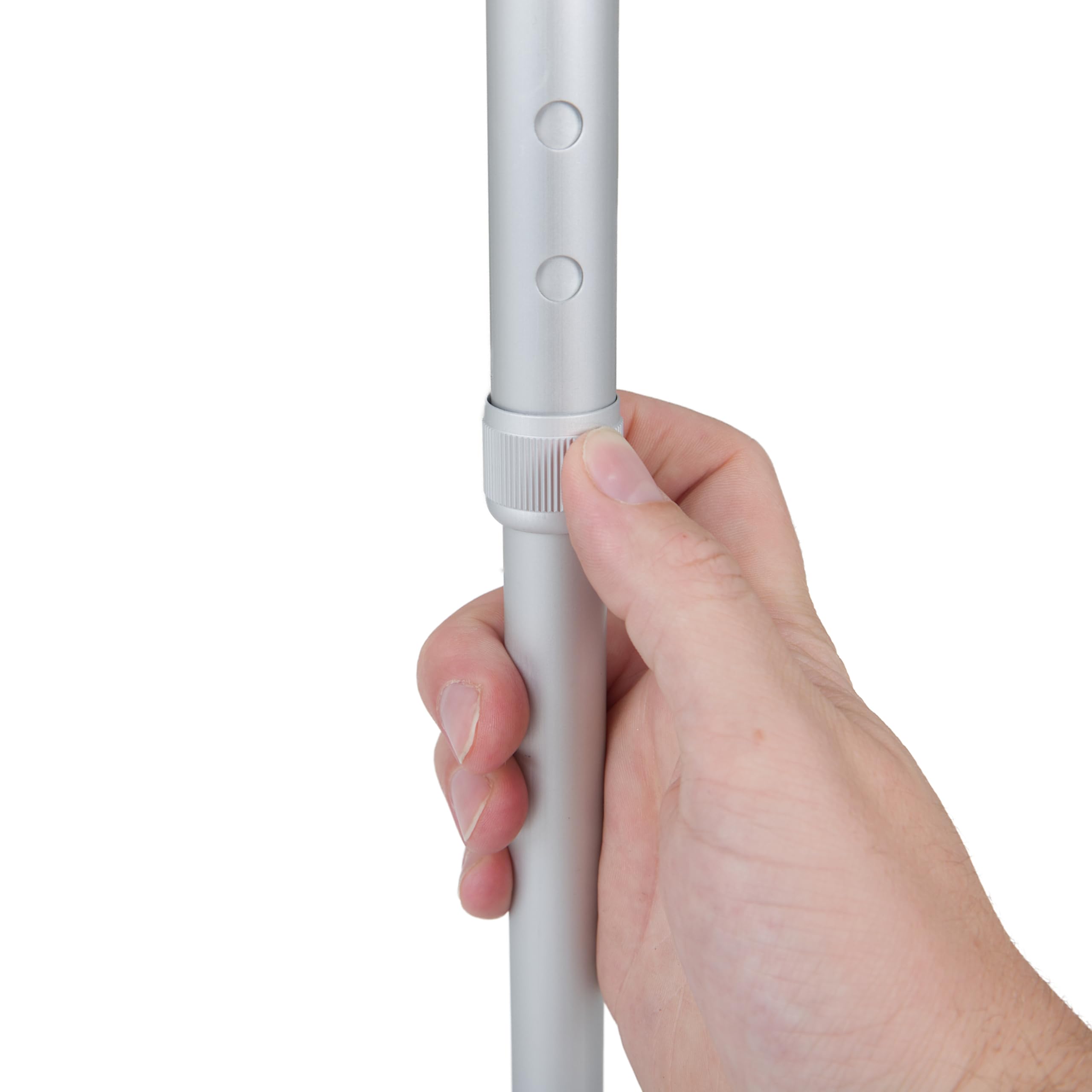 Days Ergonomiczna laska do chodzenia, aluminiowa laska do chodzenia, antypoślizgowe gumowe okucia, wygodna pomoc w poruszaniu się, regulowana wysokość 730 mm do 960 mm, prawa ręka (kwalifikuje się do