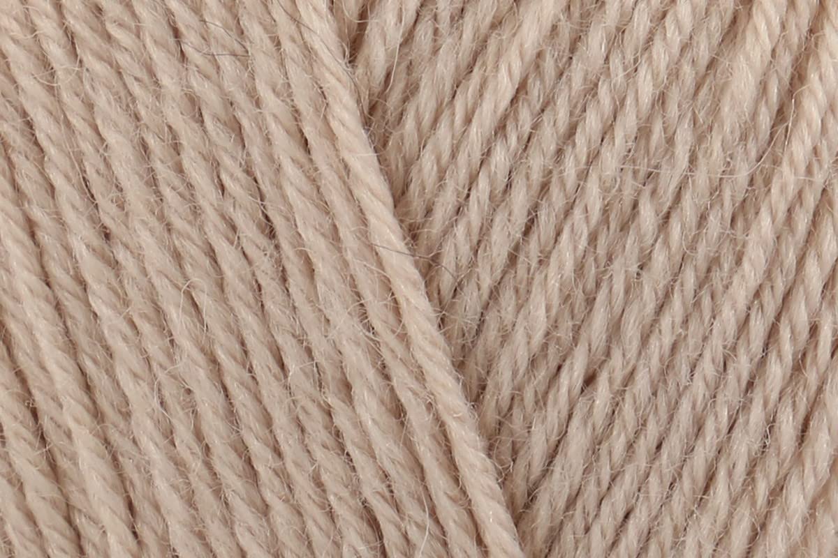 Sirdar Country Classic 4 Ply Crochet Yarn, Wool & Acrylic Blend Crochet Knitting Wool for Tops, Jumpers, Sweaters - 50g Ball - Oat Beige (951) - Single (1 Ball)
