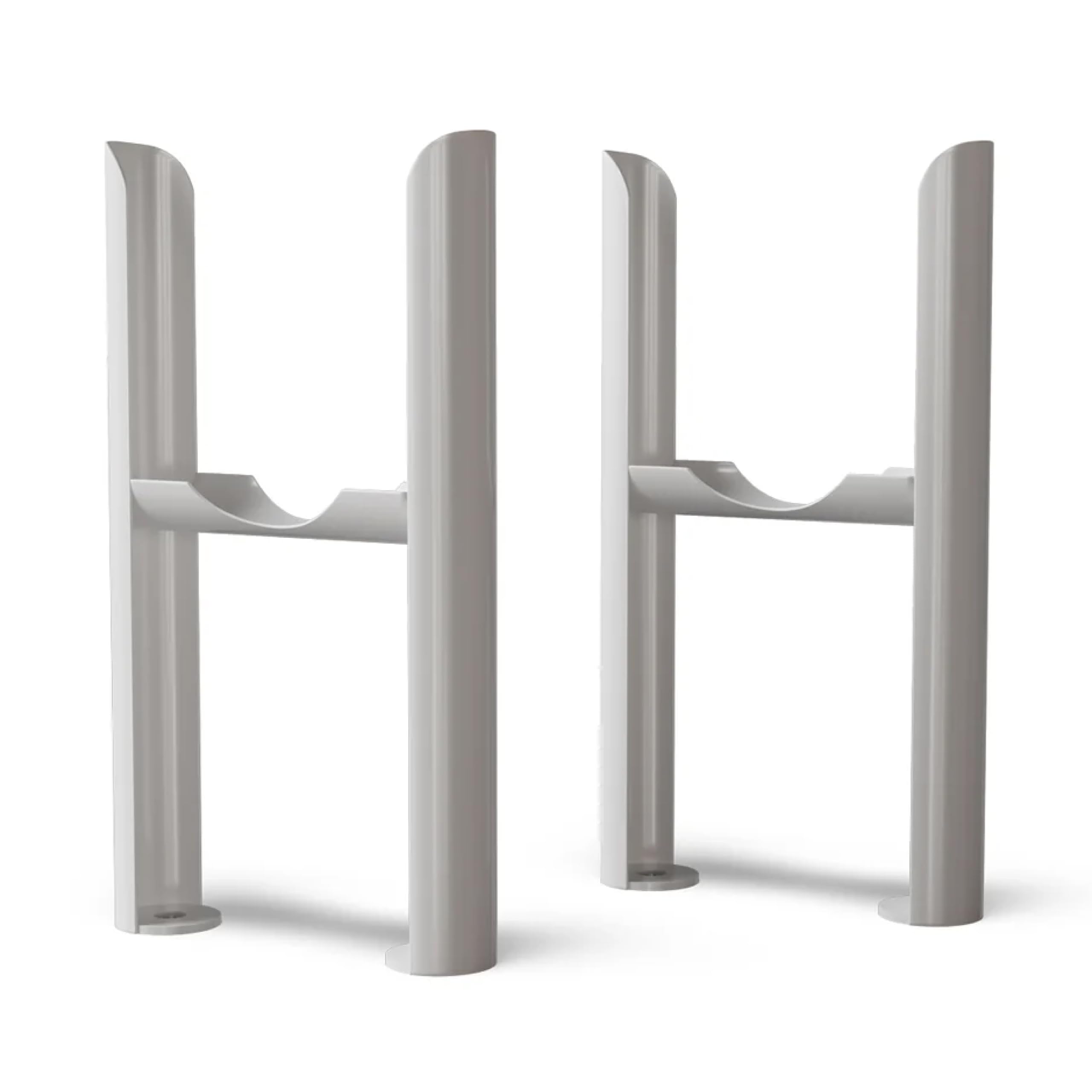 UK Radiators 3 Column Radiator Feet - Steel Freestanding Radiator Feet | White Finish - 3 Column Traditional Design - Sturdy Steel Support for Radiators, Enhance Stability and Style