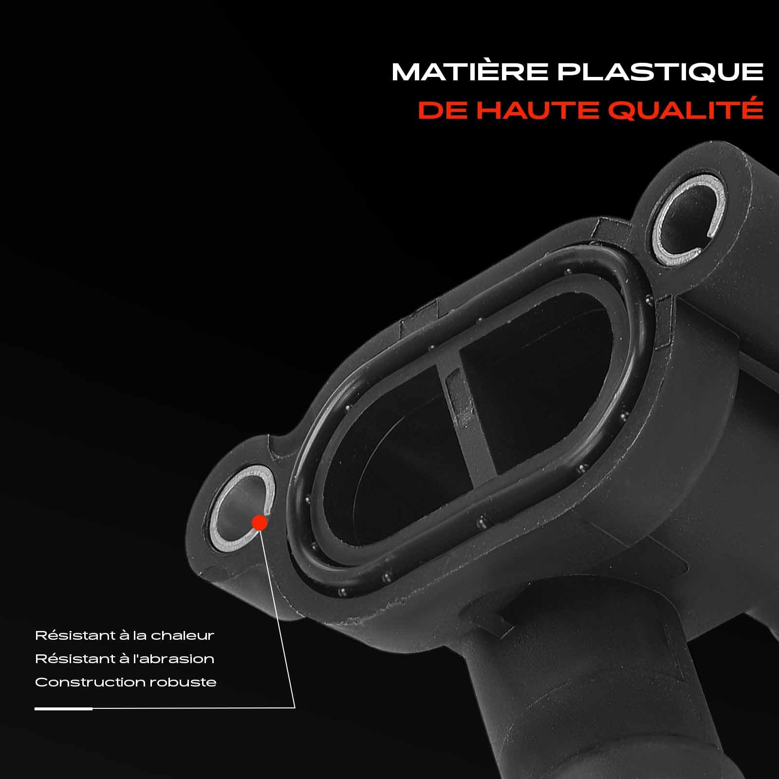 Frankberg Bride de liquide de refroidissement Diesel Compatible avec A6 Avant 4G5 4GD A4 8K2 B8 Q5 8RB T.o.u.a.r.e.g 7P5 7P6 Remplacer# 059121506H | 059121506H; Compatible avec: A4 Allroad 8KH, A5 Sportback 8TA, Q7 4LB, A5 Cabriolet 8F7, A4 Avant 8K5, A4