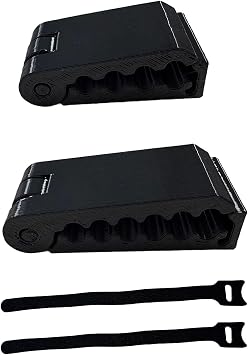 12-Lead Cable Organizer, EKG Lead Separator Set, Includes 4-Slot & 6-Slot Cable Organizers, with 2 Hook Loop Cable Ties