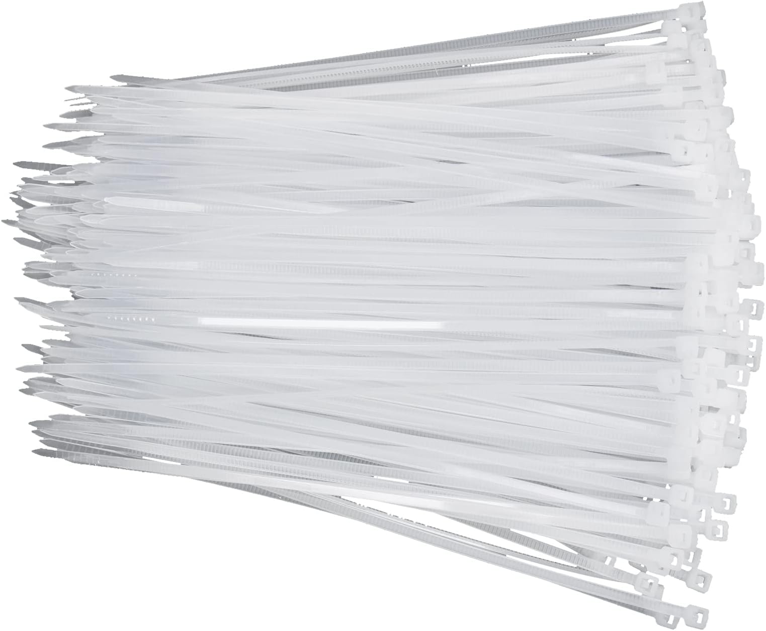 ZC ToysClear Zip Ties 6 Inch Industrial Nylon Cable Ties Wire Ties, Zipties Self-Locking for Fence Plants for Cable Management 100 Pack