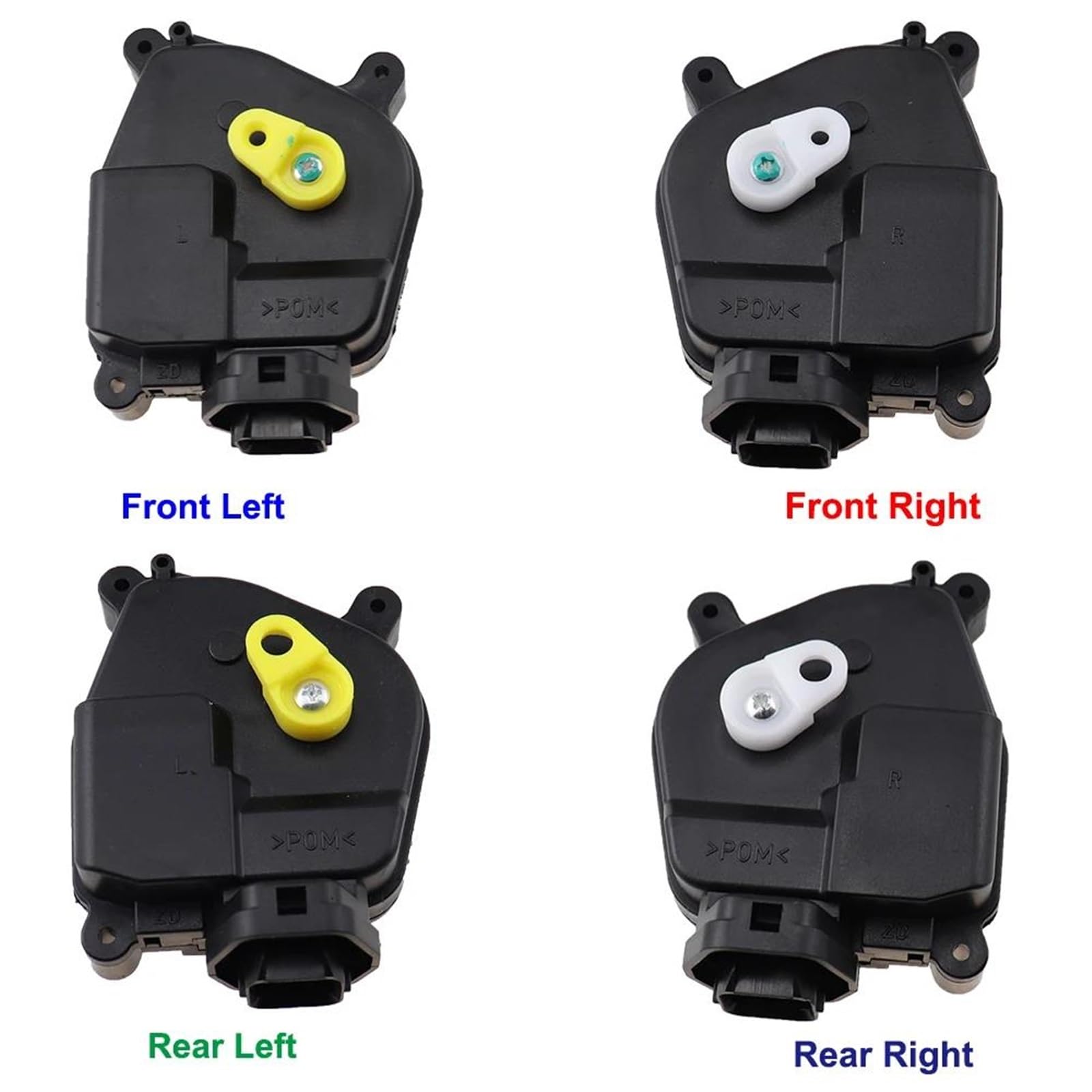Auto Serratura Attuatore 957361G020 957351G020 Per Kia Per Rio 2006 2007 2008 2009 2010 2011 Set 4 Pezzi Attuatore Serratura Portiera Auto Motore Chiusura