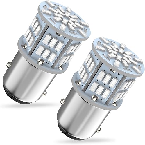 Miniatura 7 de Bombilla LED de freno 1157, 12V-24V 1157 7528 2357 2057 BAY15D Bombilla LED de repuesto para freno cola de estacionamiento luz de respaldo para