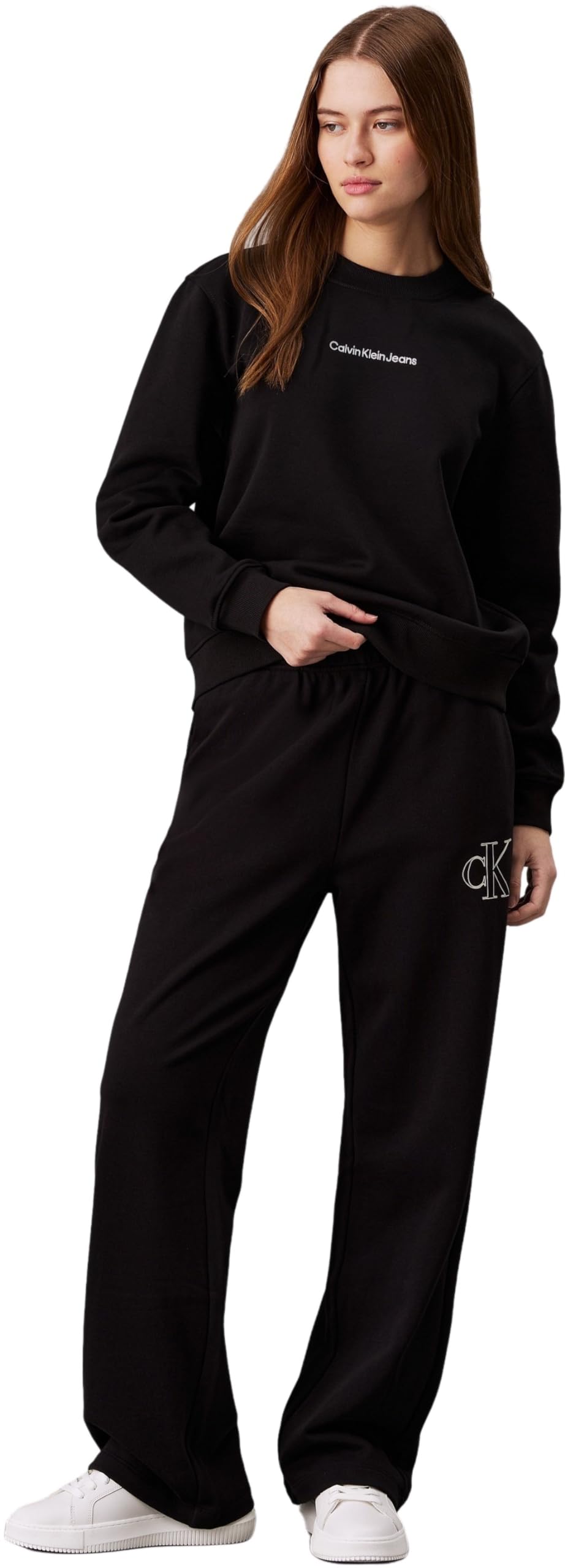 Calvin Klein Diffused CK Sweatpants J20j223967 - Pantalones de Chándal Mujer
