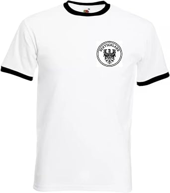 Germany Retro Style White German Deutschland Deutsch Football Team Adult T-Shirt