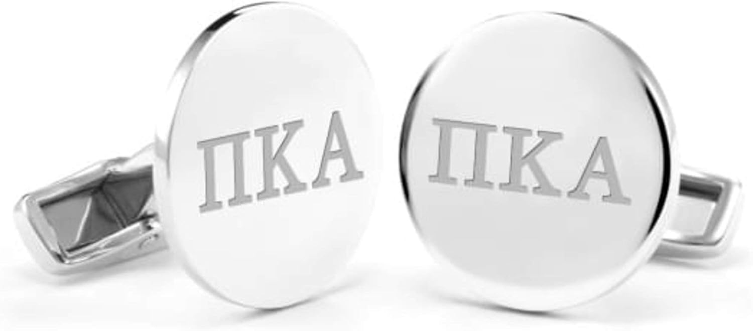 Pi Kappa Alpha Sterling Silver Cufflinks