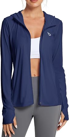 25% off: baleaf Women's Sun Protection Jacket Hoodie Clothing Lightweight Long Sleeve Sun Cover Up Shirt