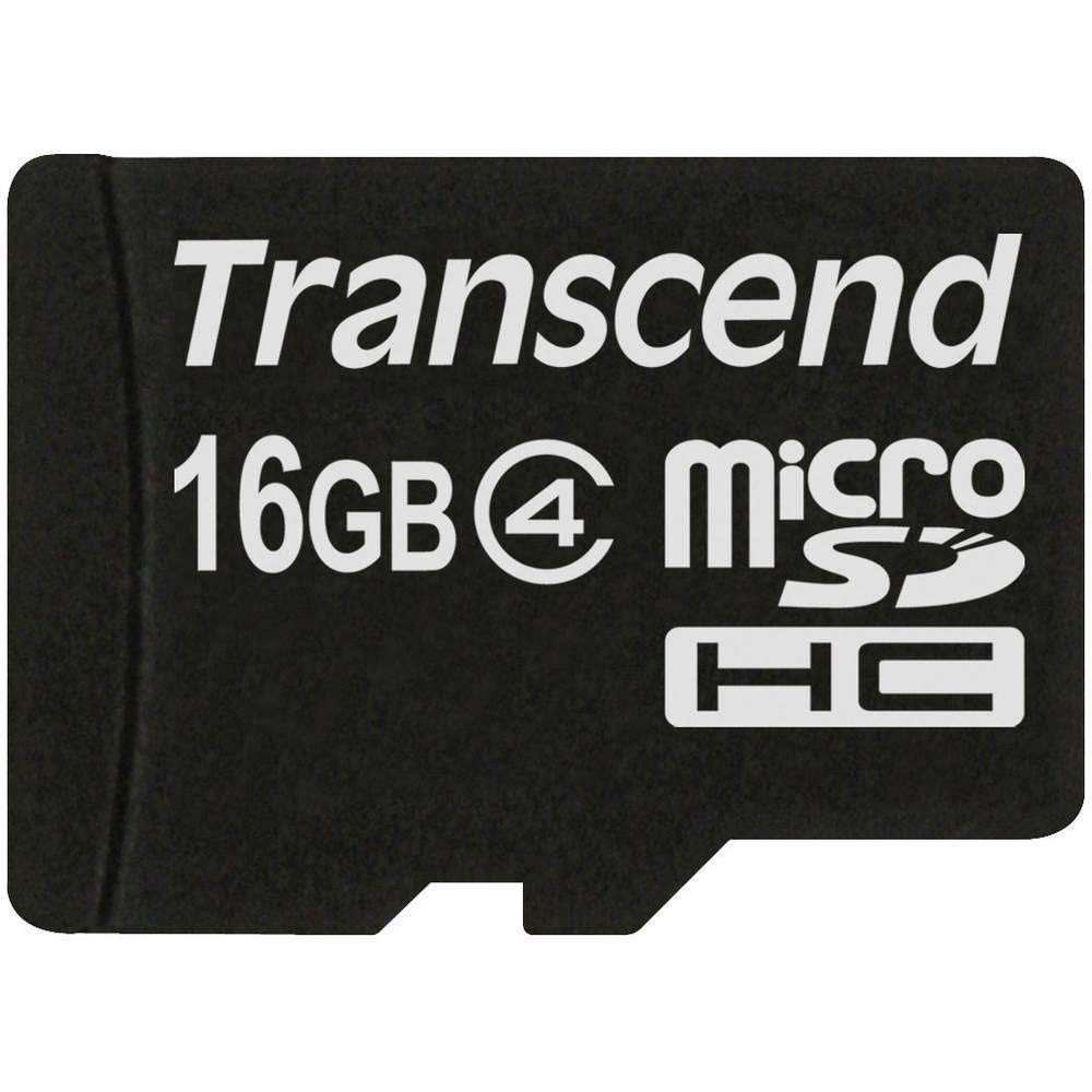 Transcend - TS16GUSDC4 - 16 Go Carte Mémoire - Micro SDHC - Classe 4 - Noir