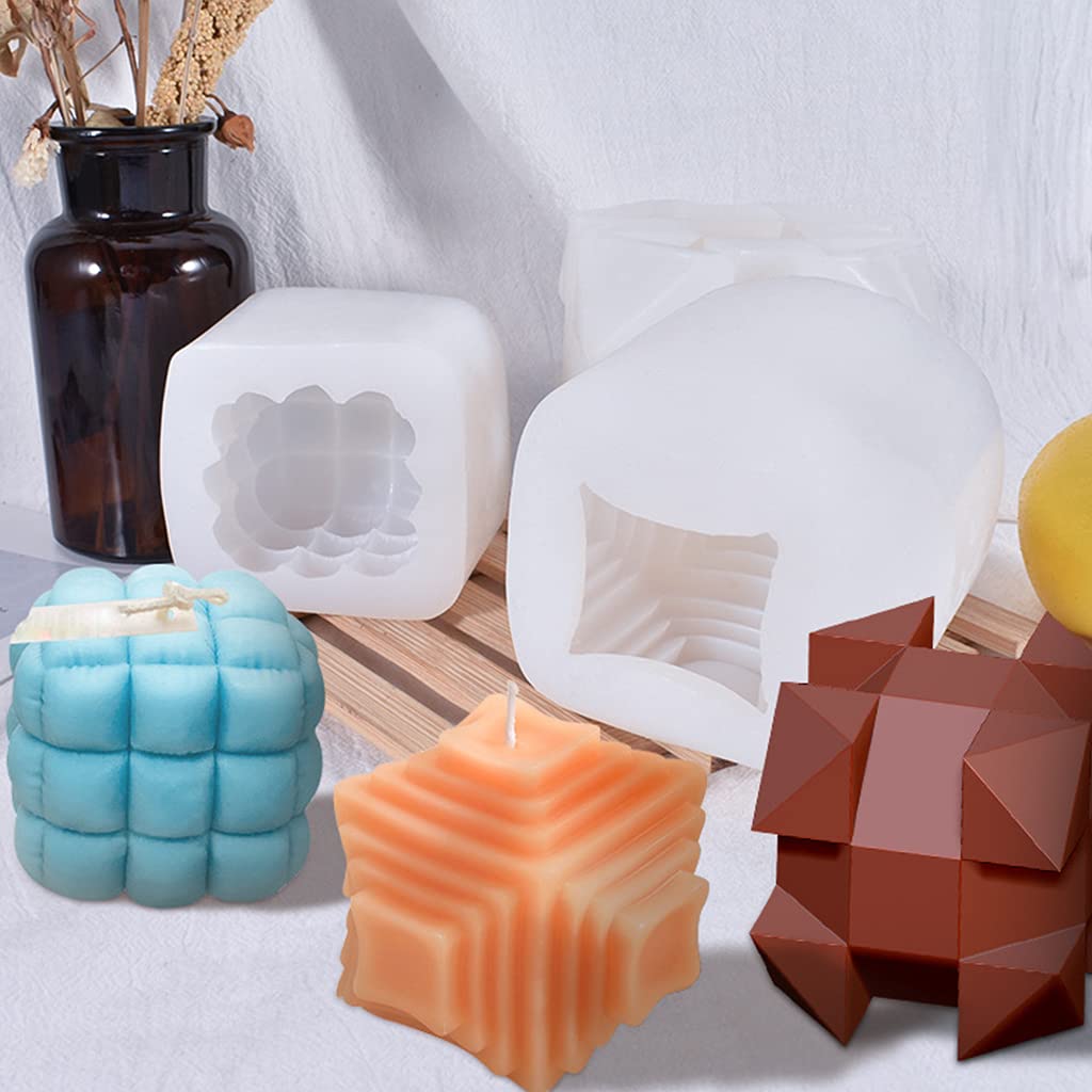DIY świeca woskowa silikonowe formy do świec sojowych forma do rzemiosła aromaterapia tynk 3D