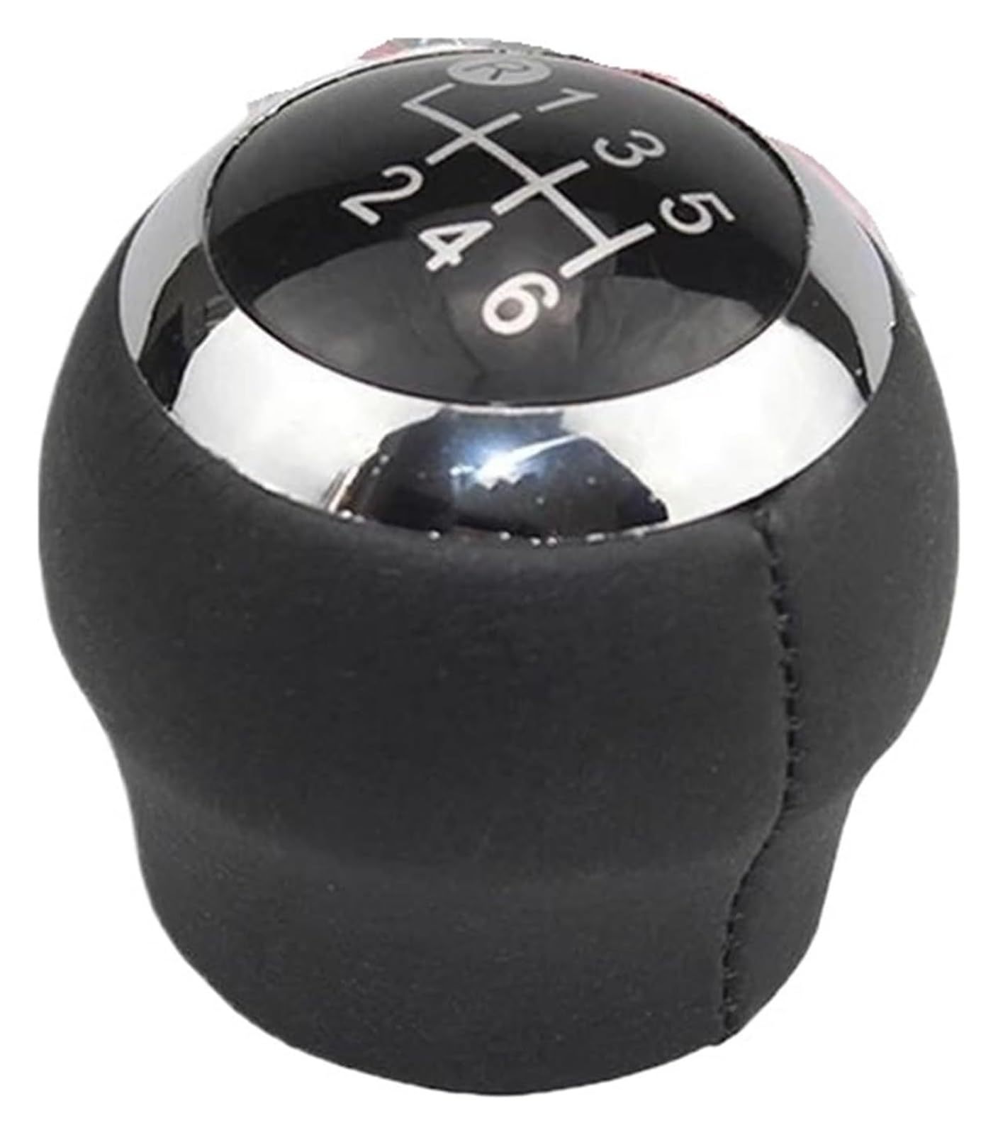 UTONGMU Manual Gear Shift Knob for Toyota for Corolla 1.8MT for Yaris for Verso for Auris Rav4 6 Speed Manual Car Shifter Gear Stick Shift Knob Handball(Black Sliver)