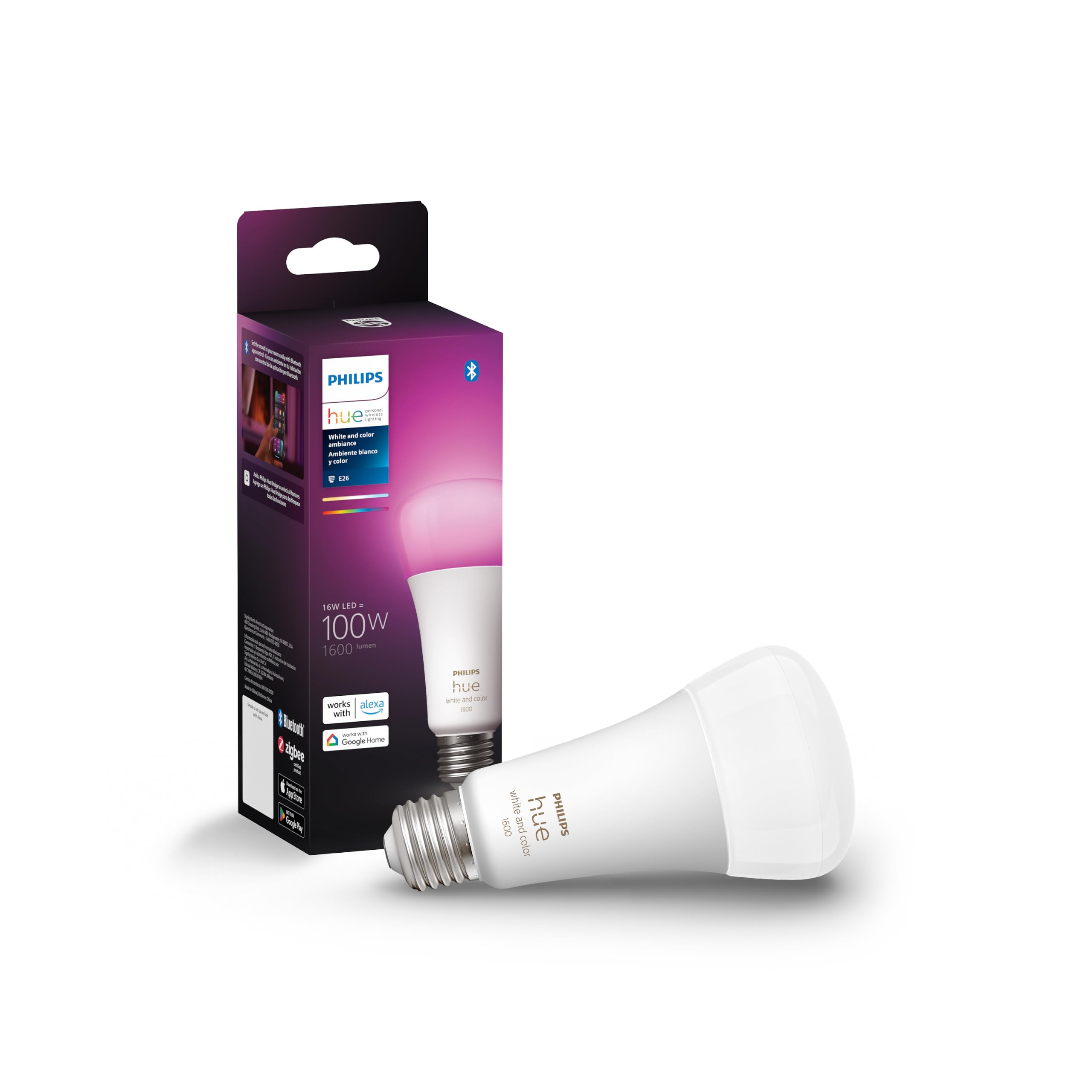 Philips Hue Smart 100W A21 LED Bulb