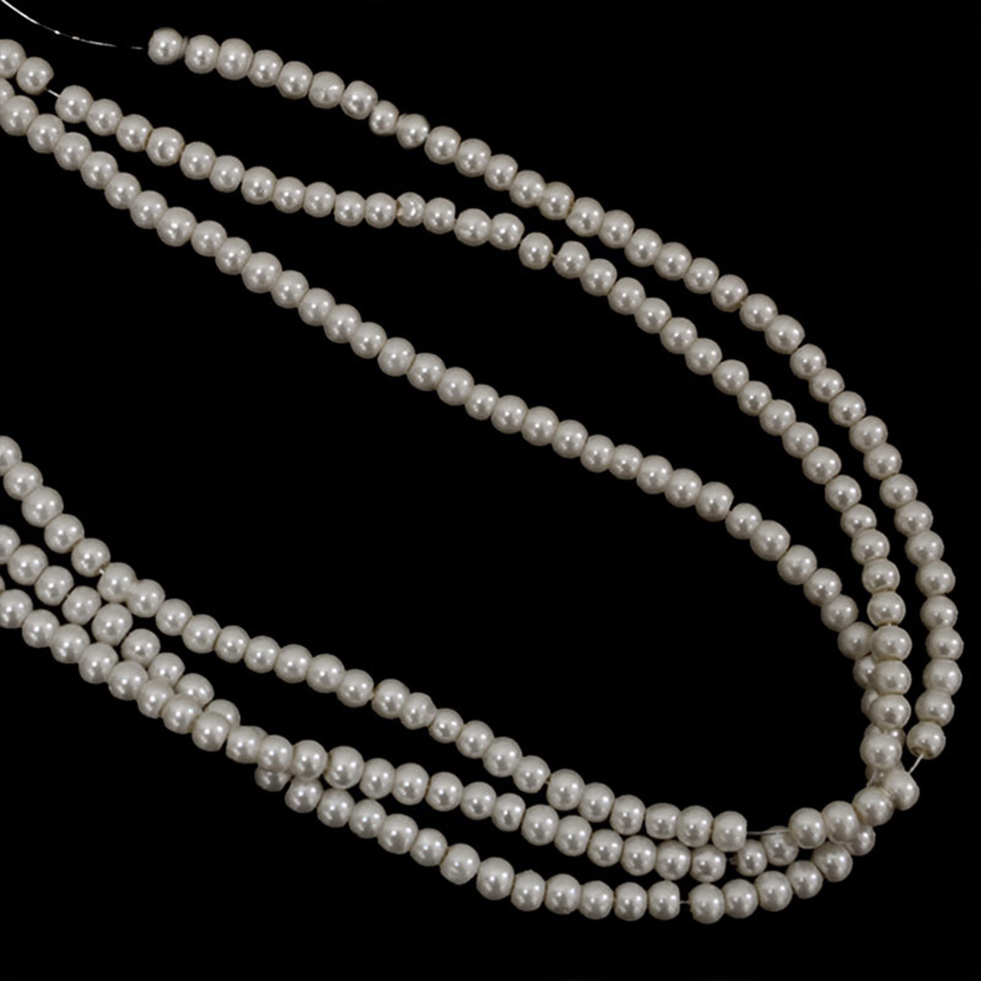 Embroiderymaterial Pearl Glass Beads Craft Jewellery Making (4MM, 660 Beads) (B07HL8L7Z6) Amazon Price History, Amazon Price Tracker