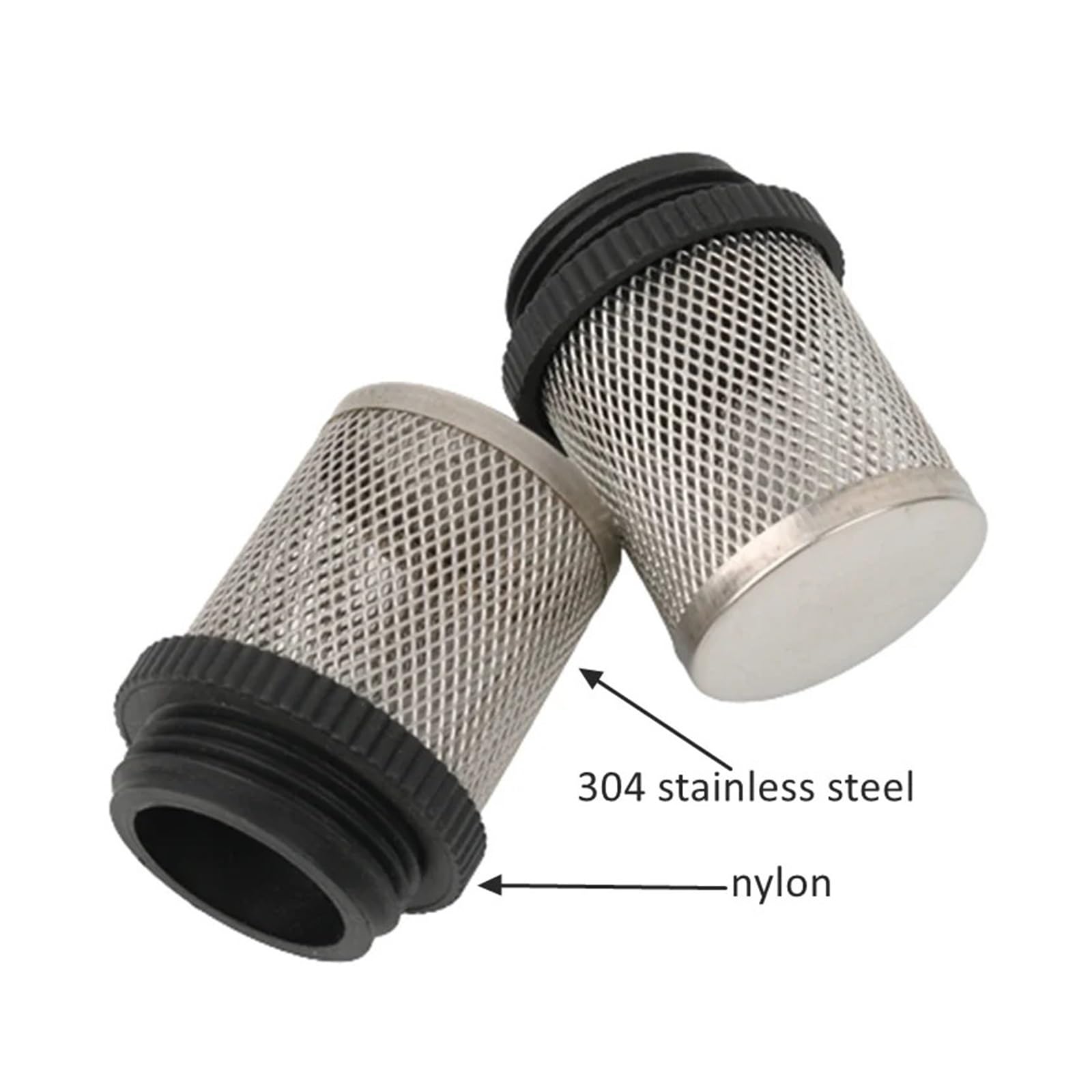 Filtro de Acero Inoxidable 304 for riego de jardín, Acuario, Bomba de Agua, Rosca Macho de plástico, 1/10/15/20 Unidades, 20/25/32/40/50/63 mm(63mm,10 Pieces)