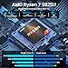 Beelink Mini PC AMD Ryzen 7 5825U Up to 4.5GHz 8C/16T, SER5 PRO Mini Computer with 32GB DDR4 RAM 1TB M.2 SSD, Support 2.5GLAN/4K Triple Screen Display(HDMI+DP+Type-C)/WiFi6/BT5.2/Home/Office
