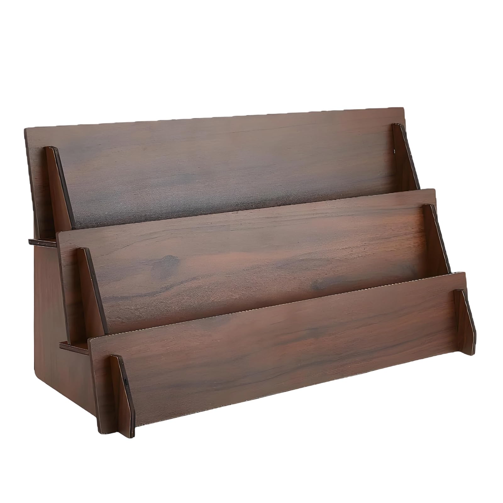 Kalttoy Second Floor Rustics Styles Wooden Desktop Organizers Featuring Practical Staircase Storage Designs Desktop Storage Rack
