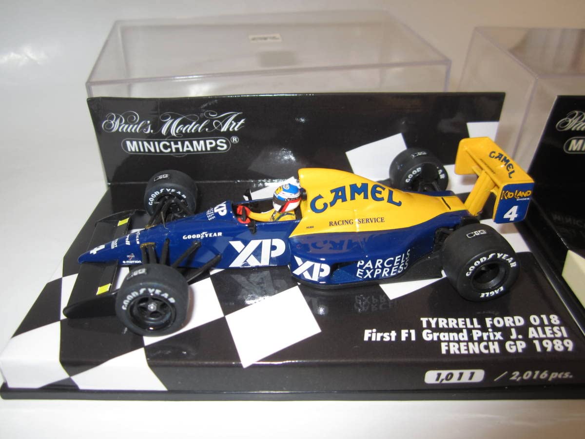 Amazon | PMA 1/43 ①ティレル 018 1989年フランスGP F1デビュー ②
