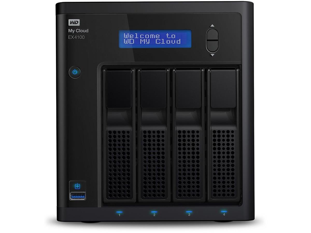 WD 32TB My Cloud EX4100 Expert Series 4-Bay Network Attached Storage - NAS - WDBWZE0320KBK-NESN