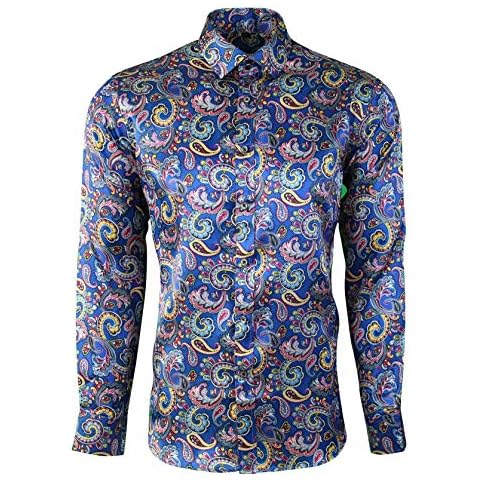 Dominic Stefano Casual in Different Flower Designs Fit Dress Affordable & Comfortable Easy to Iron Best for Wedding Business & Evening Party Shirt for Gentle Men Cover
