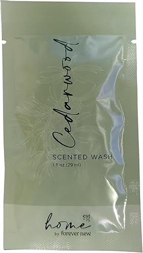 Miniatura 4 de Home by Forever New - Paquetes de viaje de detergente líquido perfumado para ropa (10 unidades) - Jabón de lavandería no tóxico, seguro para pieles