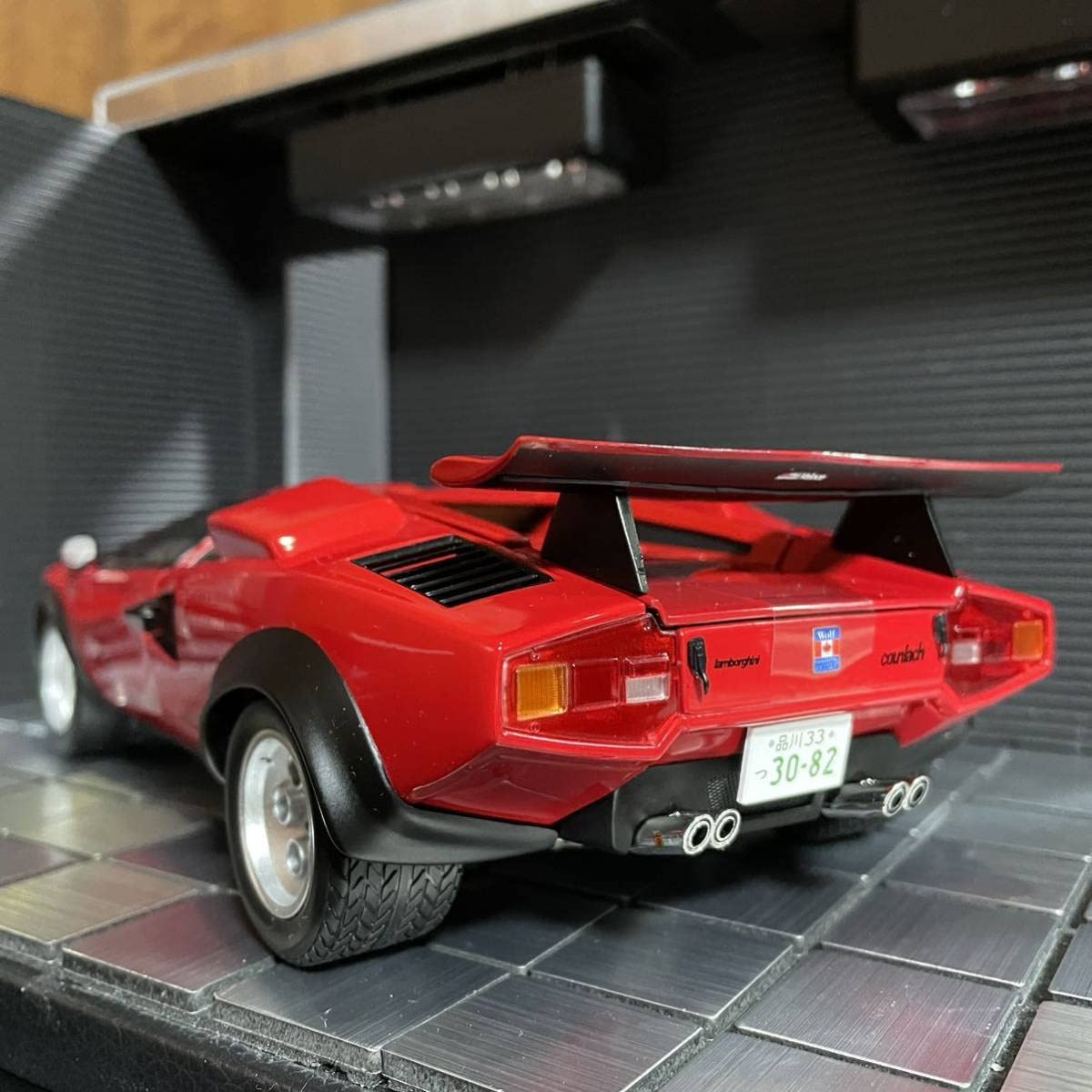 Amazon | 品 京商 1/18 ランボルギーニ カウンタック WALTER WOLF