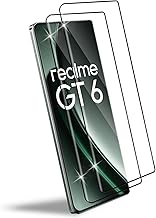 HidWee Protection écran pour Realme GT 6 5G/GT 6T 5G, 2 Pièces Verre Trempé [3D Couverture Complète], 9H Dureté HD Sans Bulles Anti-rayure Protection Décran