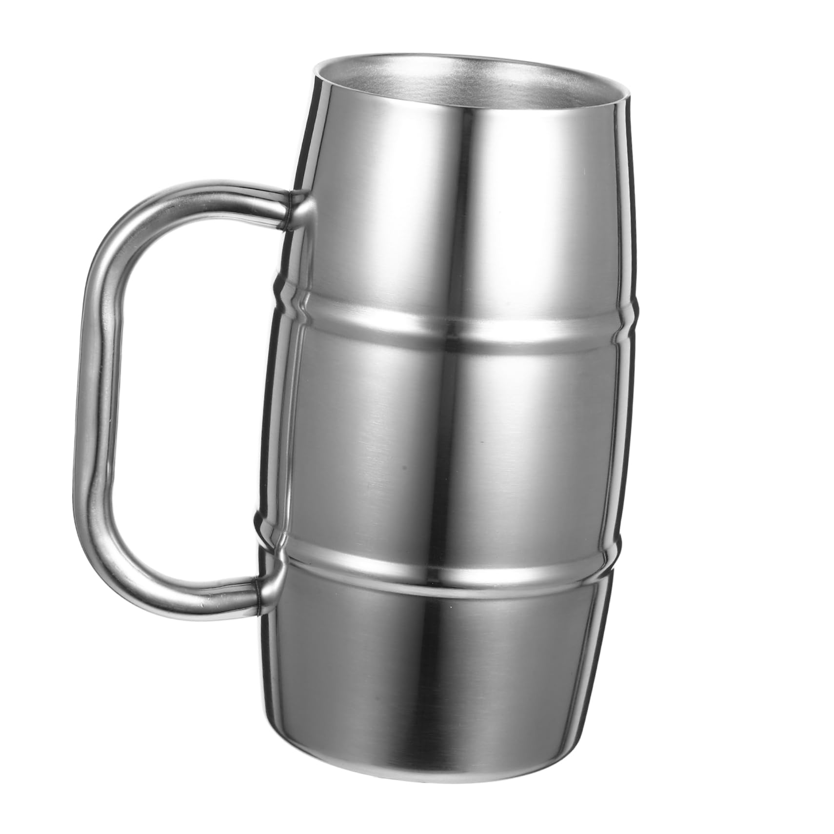 2 Stück Bierbecher mit Doppelwandiger Isolierter Cocktailbecher für Partys Festivals Bars Stylisches Trinkglas für Kalte Heiße Getränke