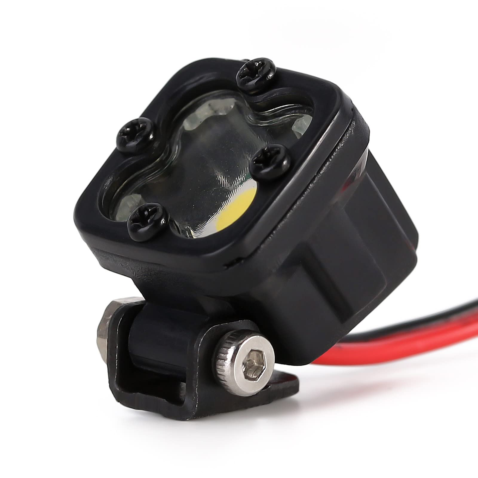 INJORA Phare LED Bleu Pour RC Rock Crawler 1/10 – Commutable Et Flash – Accessoire Pour Axial SCX10 90046