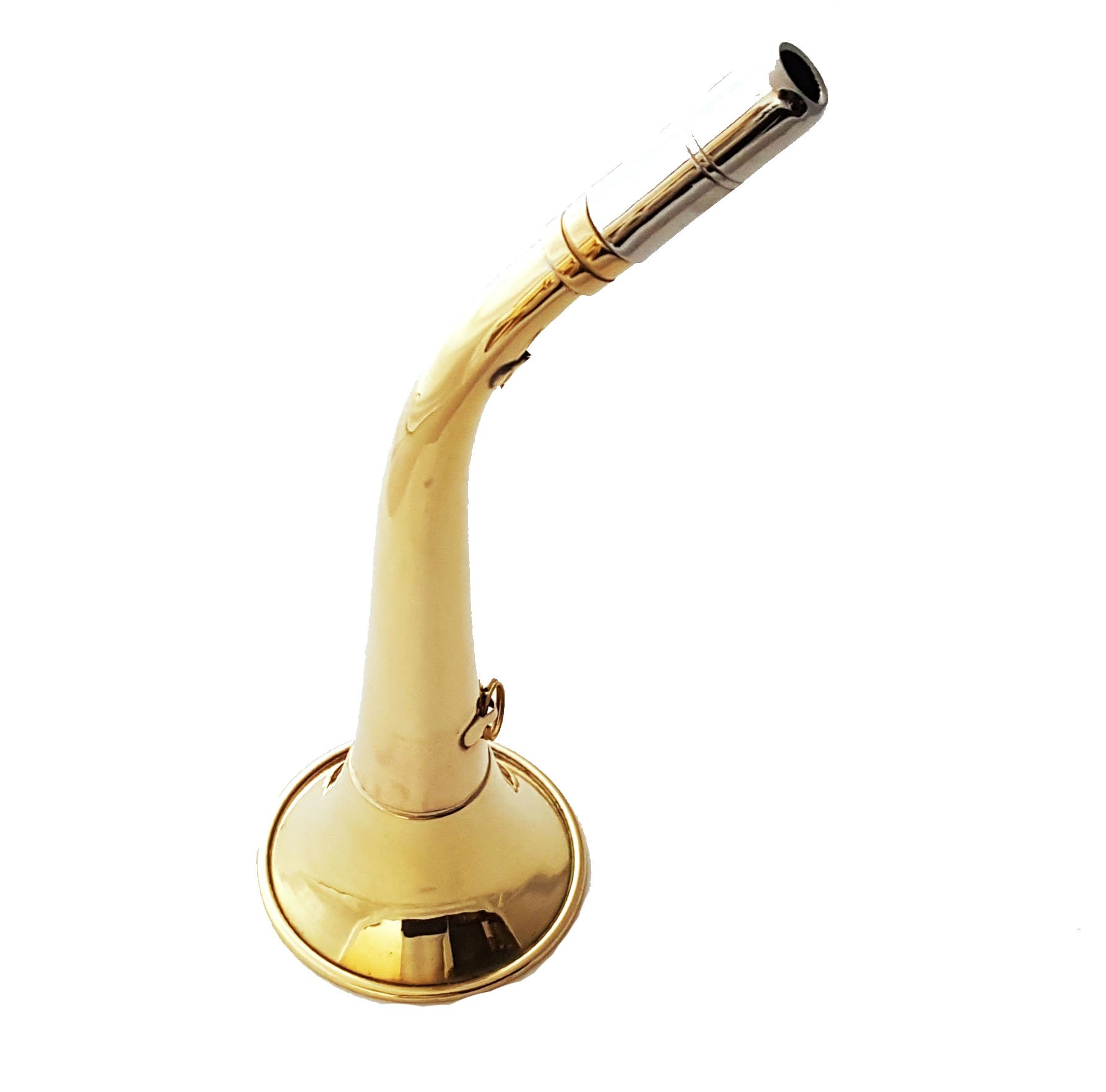Trompette de chasse en Laiton Argenté - Mouthpiece inclus - Do - BRASS_AND_WOODWIND_INSTRUMENTS