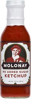 Molonay Tubilderborst No Added Sugar Ketchup, 13.5 Oz