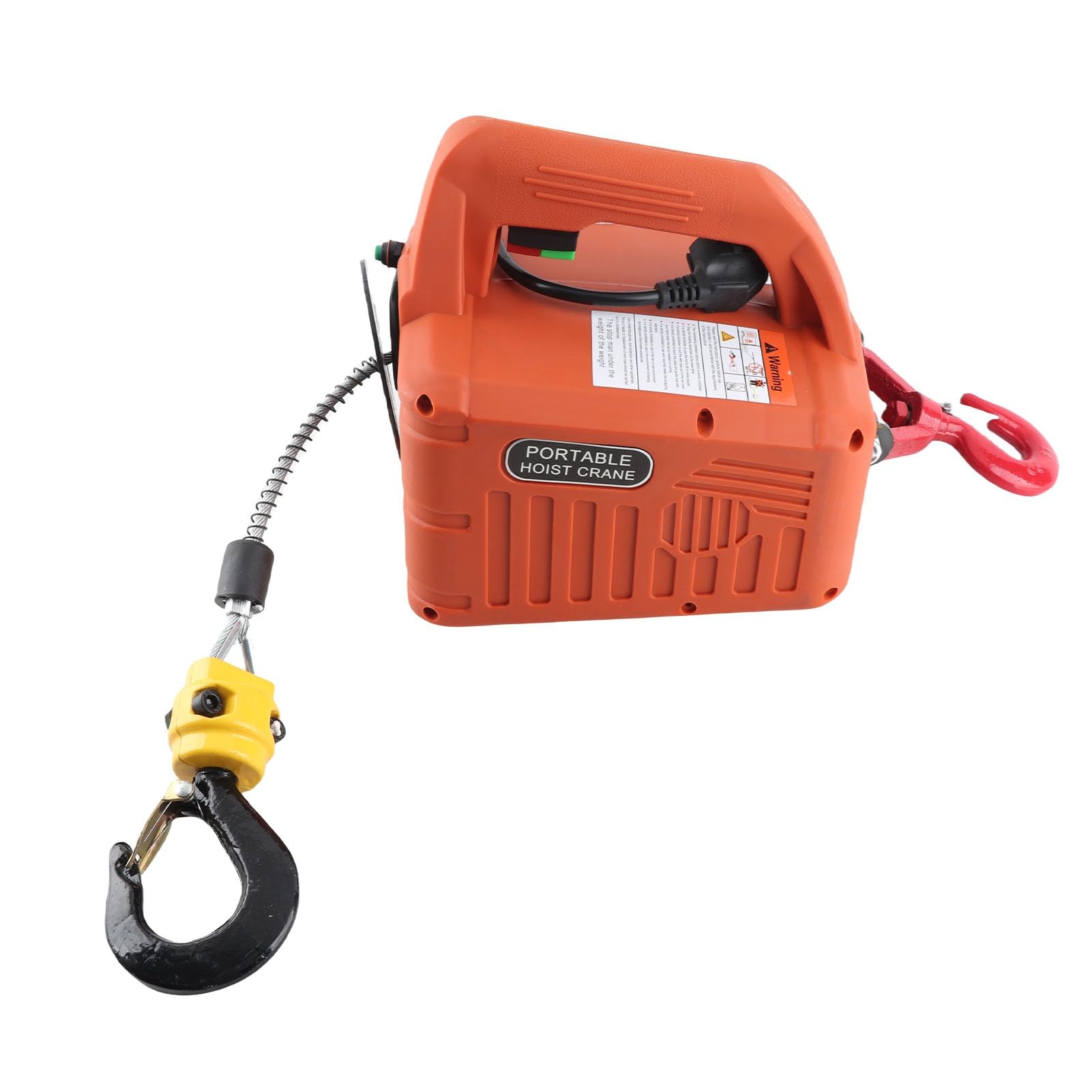 Wciągnik Elektryczny 500kg 1500W 7,6m Wysokości Podnoszenia z