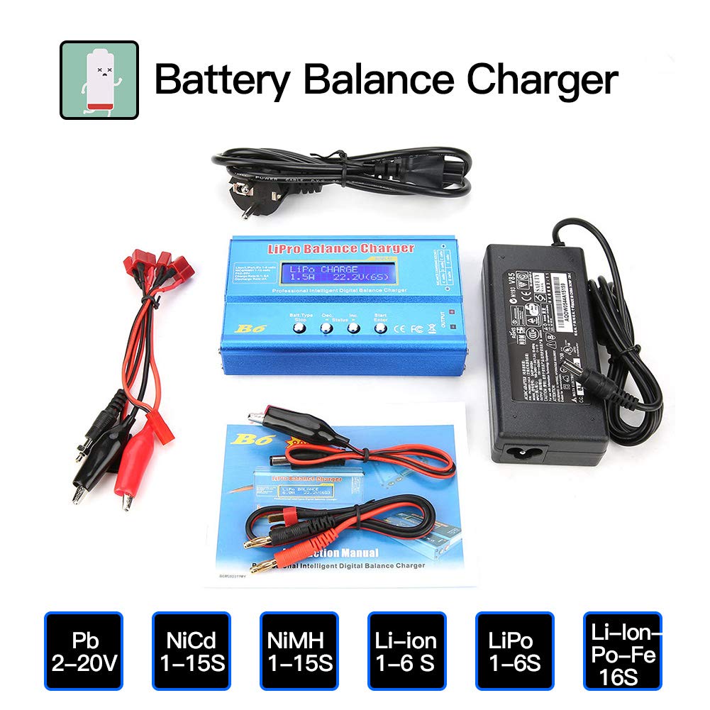 caricatore lipo per rc teton