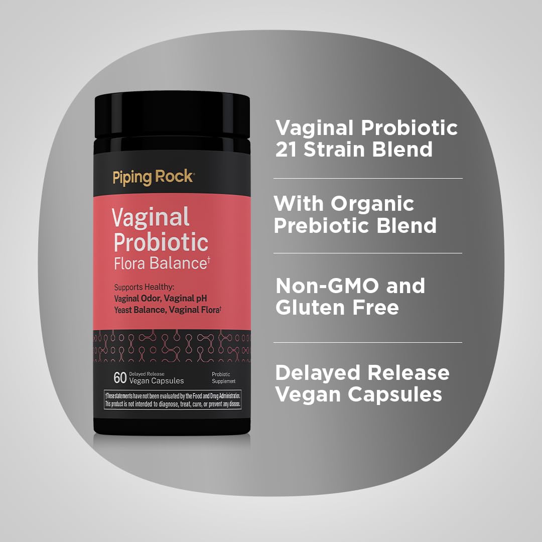 Piping Rock Vaginal Probiotic Capsules | 60 Count | for Women — Amazon image 4