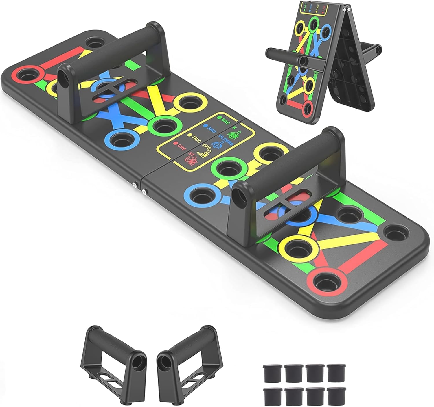 TRIEFIT Pushup Board For Men & Women Fitness Equipment Push Up Bar For Home Gym Foldable Push-up Board and Push up bar System (B0DC11G87J) Amazon Price History, Amazon Price Tracker