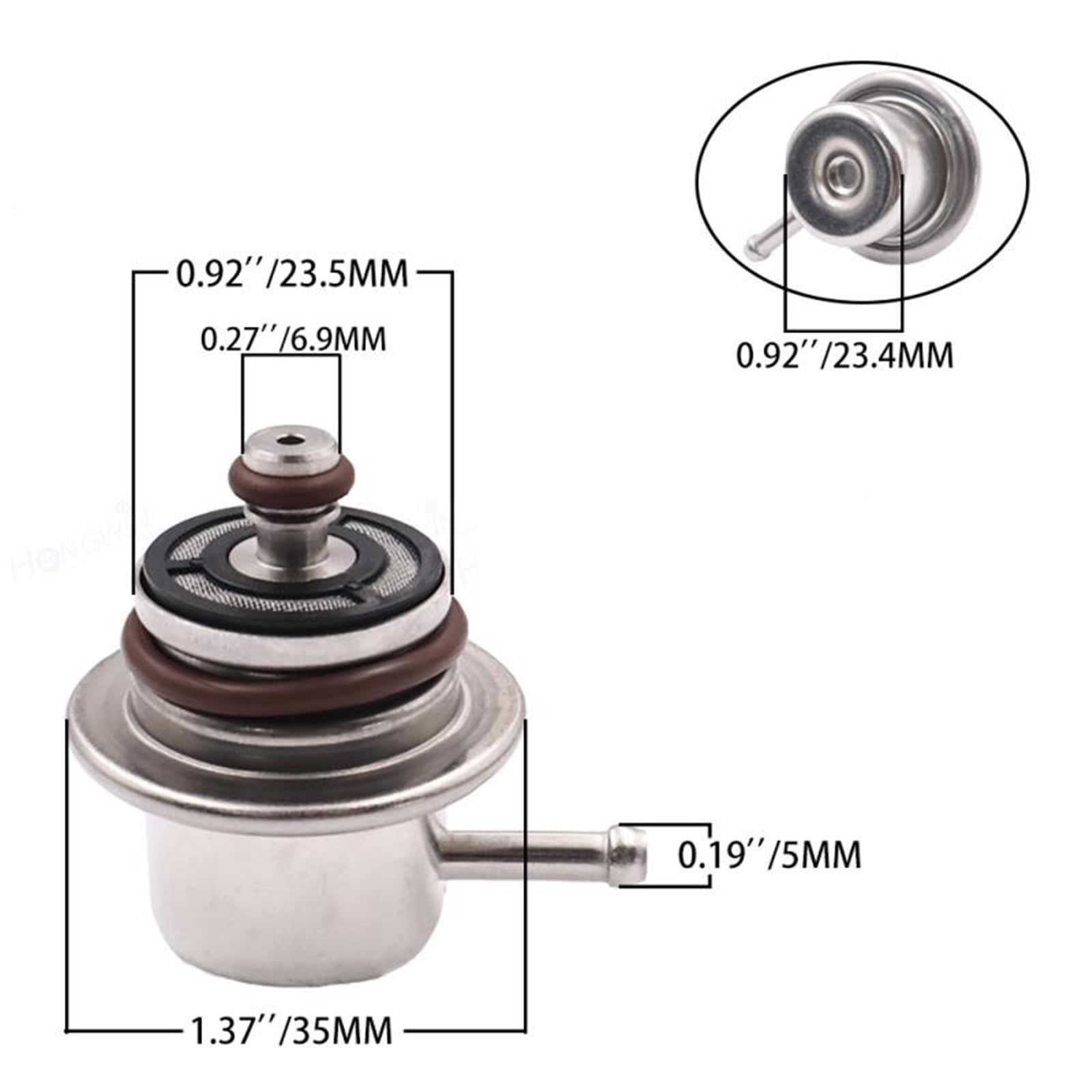 13531433023 Regolatore pressione carburante 3,5 BAR for bb//m//w 7 E38 1994-2001 S//a//l//o//o//n E39 1995-2003 Touring 1996-2004 Coupe E36 1997-03(1PC)