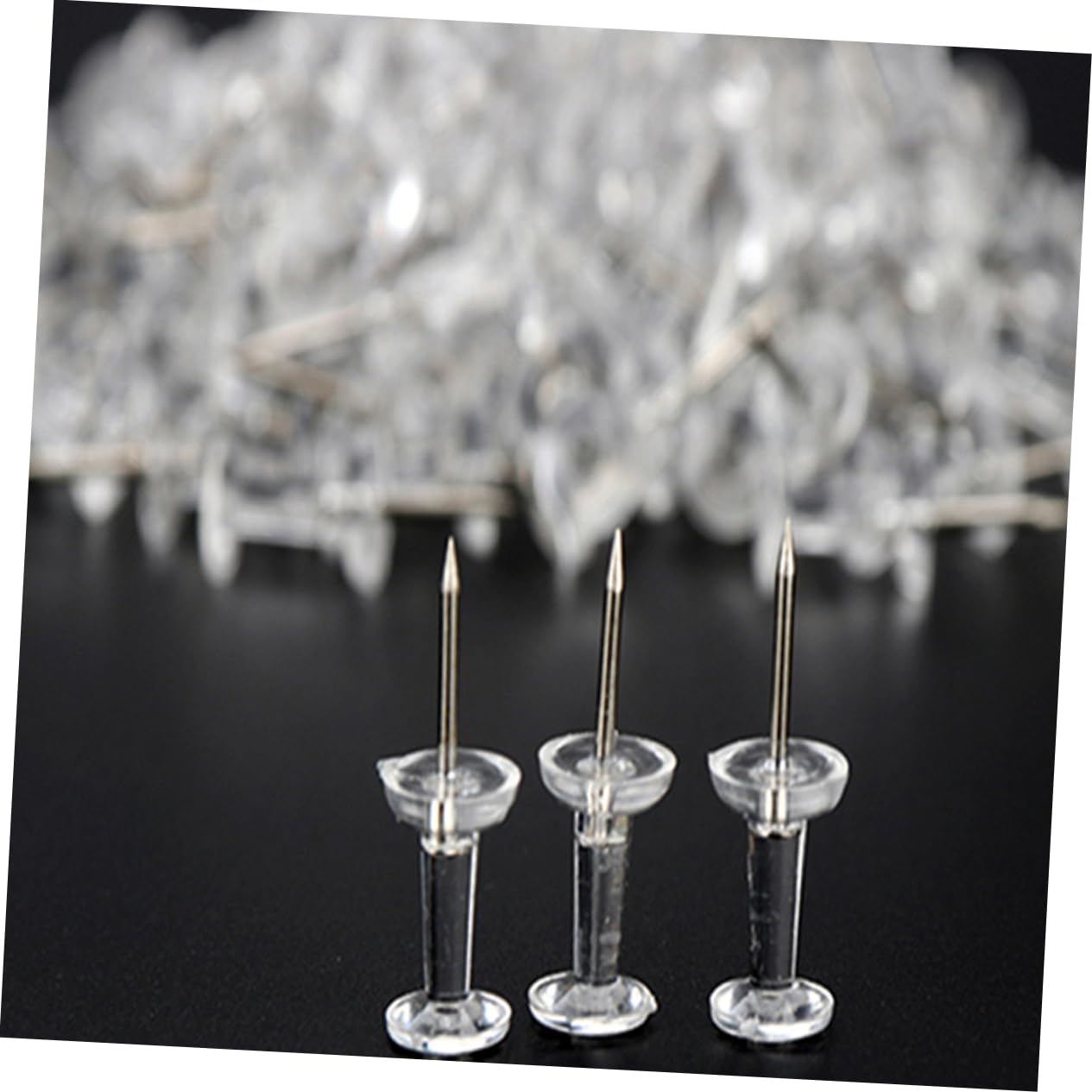 Push Point Pin Transparent Colored Push Pins Push Pins 600 Count With Plastic Heads ...