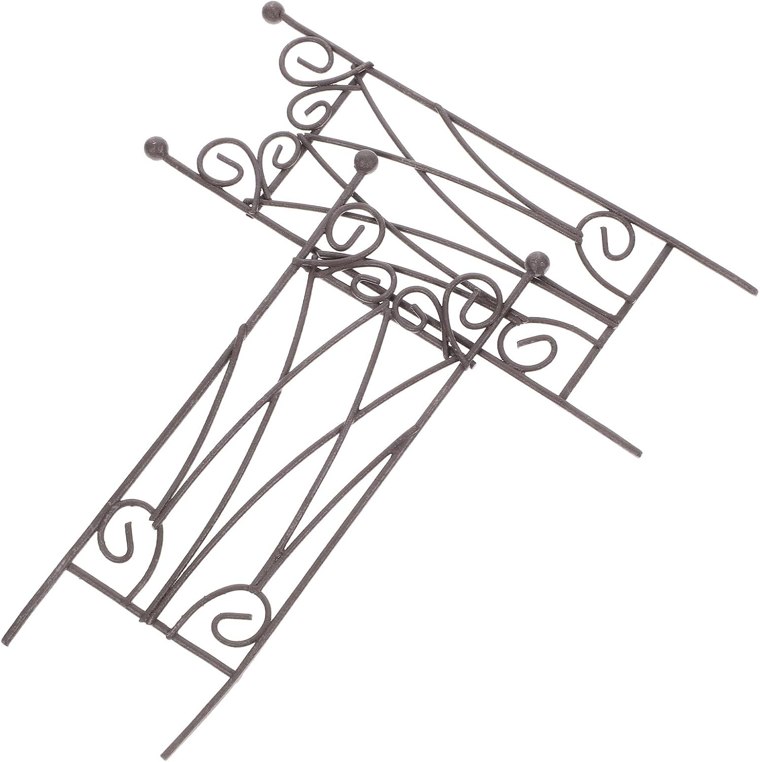 Mini Climbing Trellis 2pcs Iron Plant Support for Potted Indoor Use