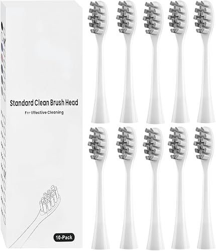 10 têtes de brosse compatibles avec la brosse à dents électrique 