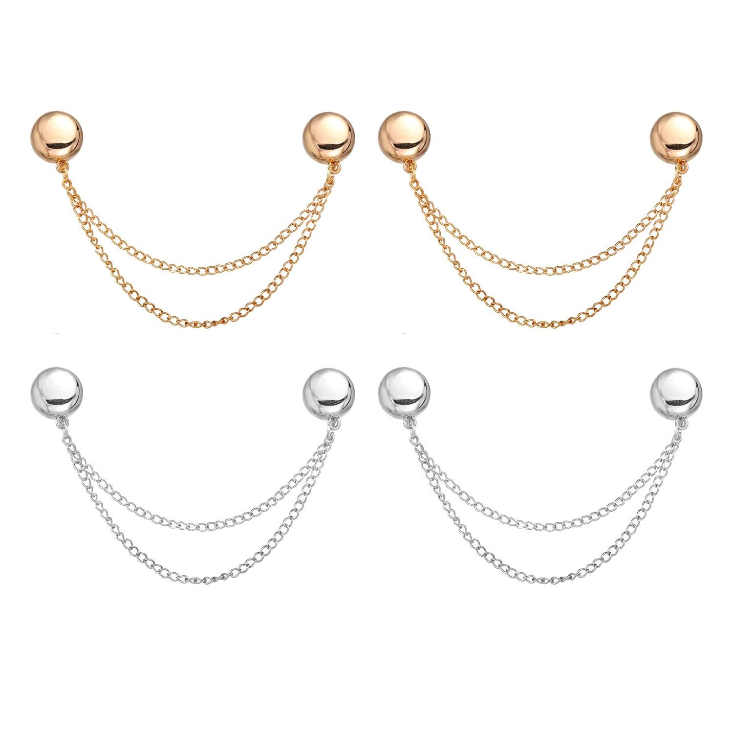 4 Pcs Strong Magnetic Clothing Clips, Cinch Clip for Shirt, Scarf, Dress, Secure Magnet Pinless Brooch for Pants legs, Outfit Styling Clothes Fix Holder Accessories – Round 4 Pcs Strong Magnetic Clothing Clips, Cinch Clip for Shirt, Scarf, Dress, Secure Magnet Pinless Brooch for Pants legs, Outfit Styling Clothes Fix Holder Accessories – Round