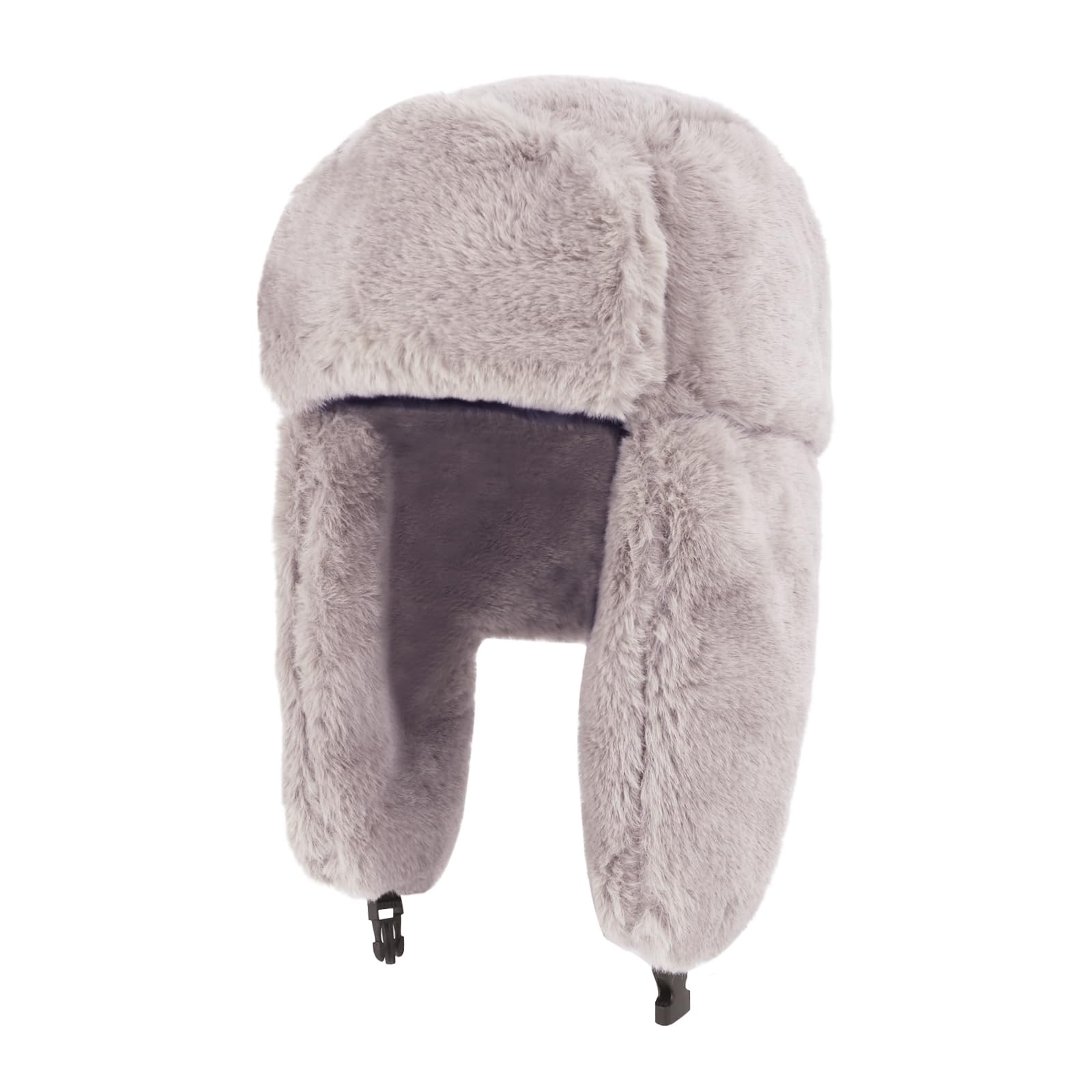 Adults Winter Cozy Plush Ushanka Russian Hat Windproof Full Hood Earflap Hat Warm Cold Proof Ski Hunting Cycling Trapper Hats