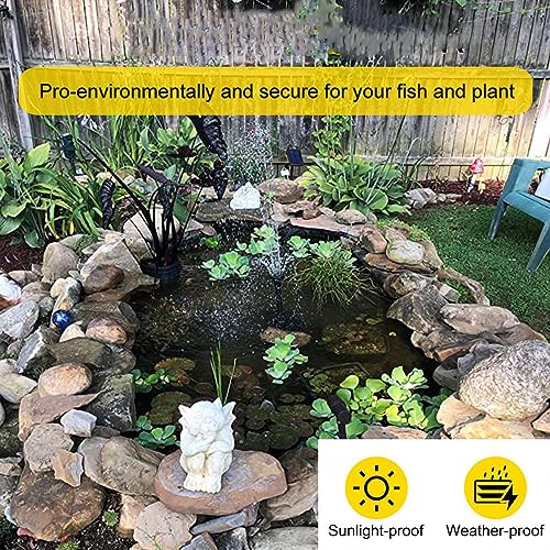 QHDPKU Teichfolie 2m*2m,4m*4m,5m*5m,Teichplane 0.5mm Dicker Und Haltbarer,Undurchlässig,Teichmembran Für Teichbau,Garten-und Teichzubehör,Schwarz – Bild 4