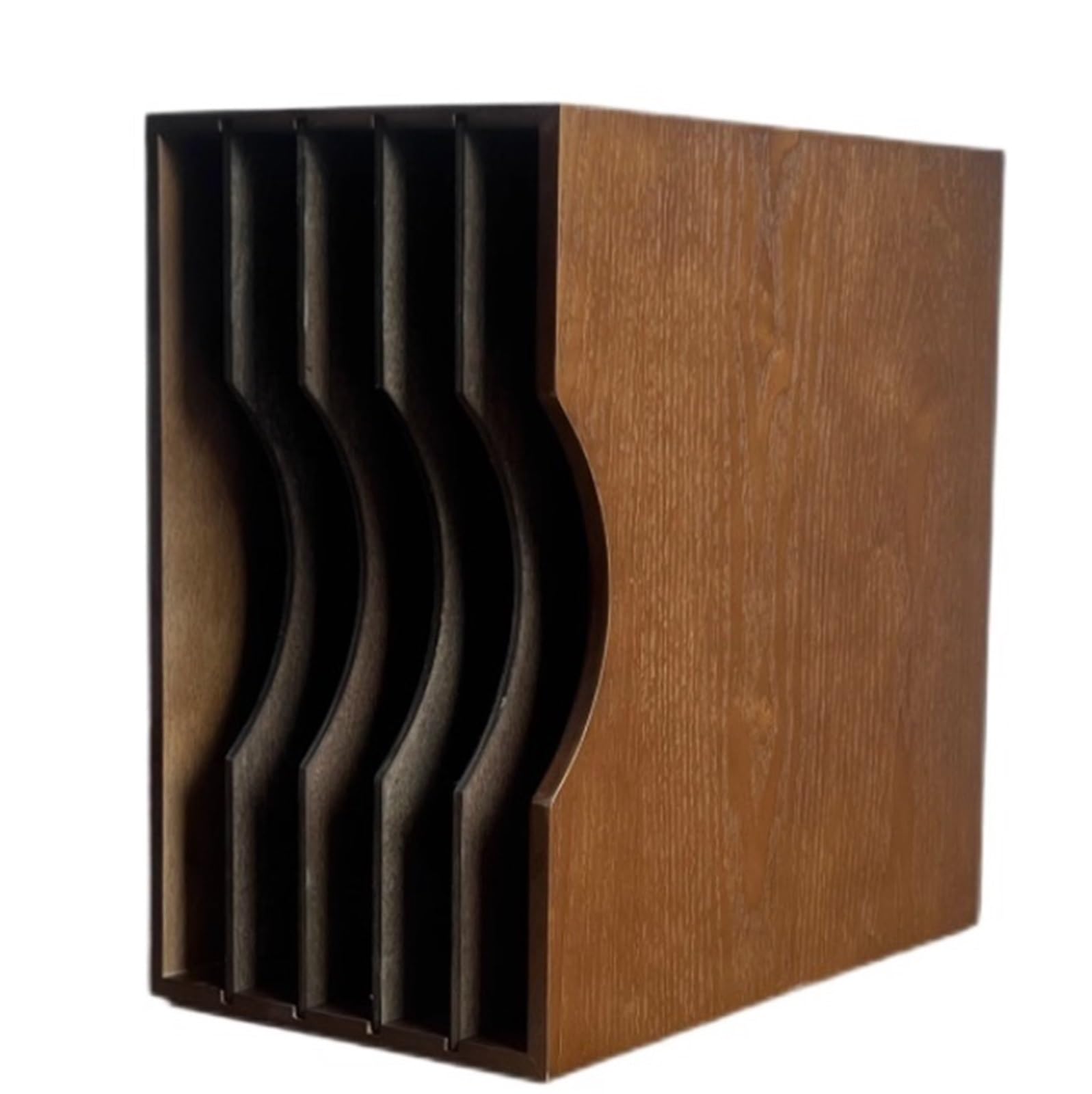 MHbdfsxz Vinyl Record Storage Holder Vinyl Record Rack, Storage Box CD Collection Wooden Book Display Music Room
