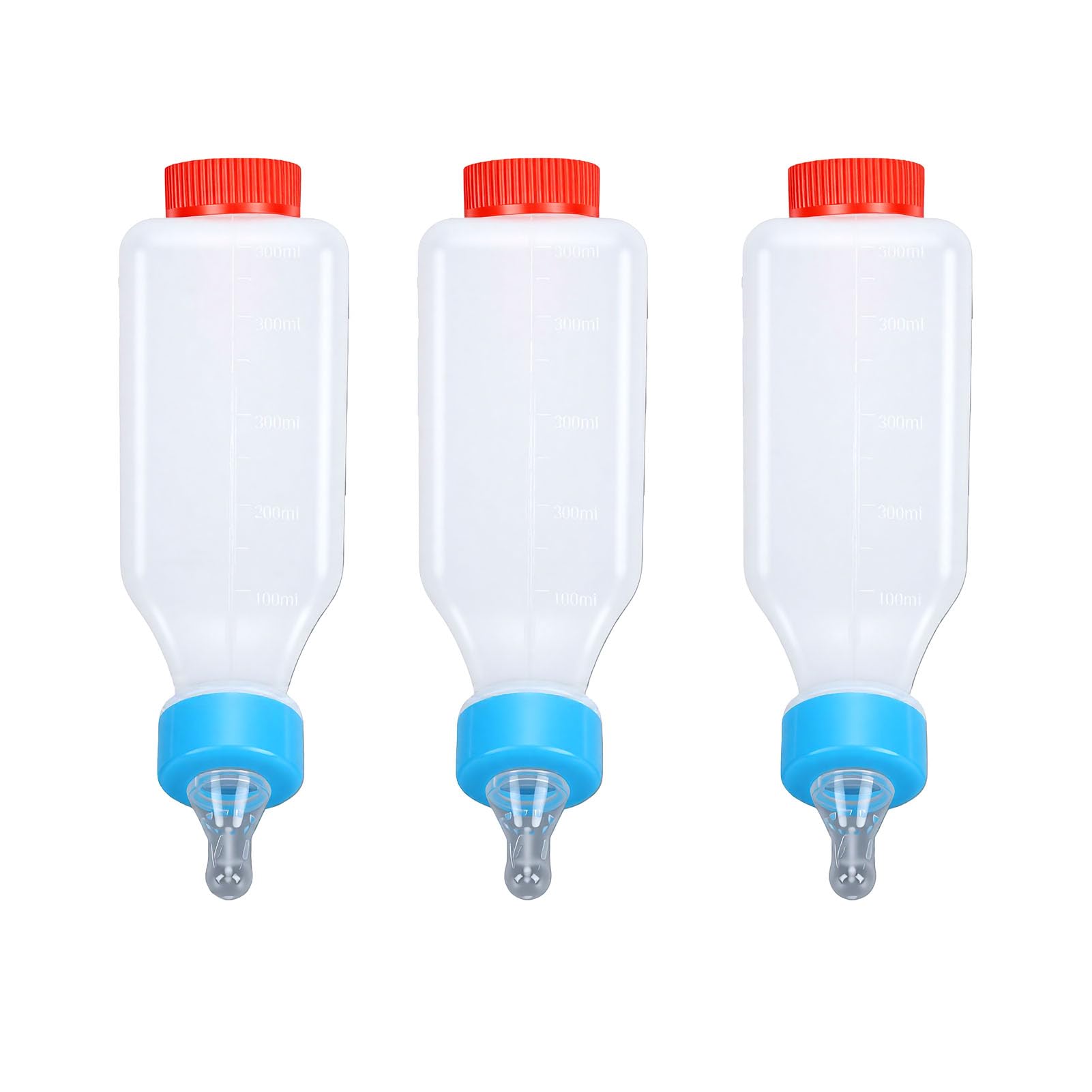 SIXRUN Allattatore per Latte di Agnello Biberon per Agnello Biberon per Confezione da 3 500 Ml Design da Appendere in Plastica per Agnelli Capre Bambini Cuccioli di Pecora