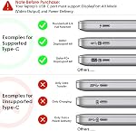 Laptop Docking Station, Docking Station 3 Monitors with 2* DP+HDMI,4K@144Hz,130W PD Charger, USB-C/A 10Gb, 3* USB-A 5Gb, Audio, Gigabit Ethernet for Lenovo HP Dell, Windows System Computer