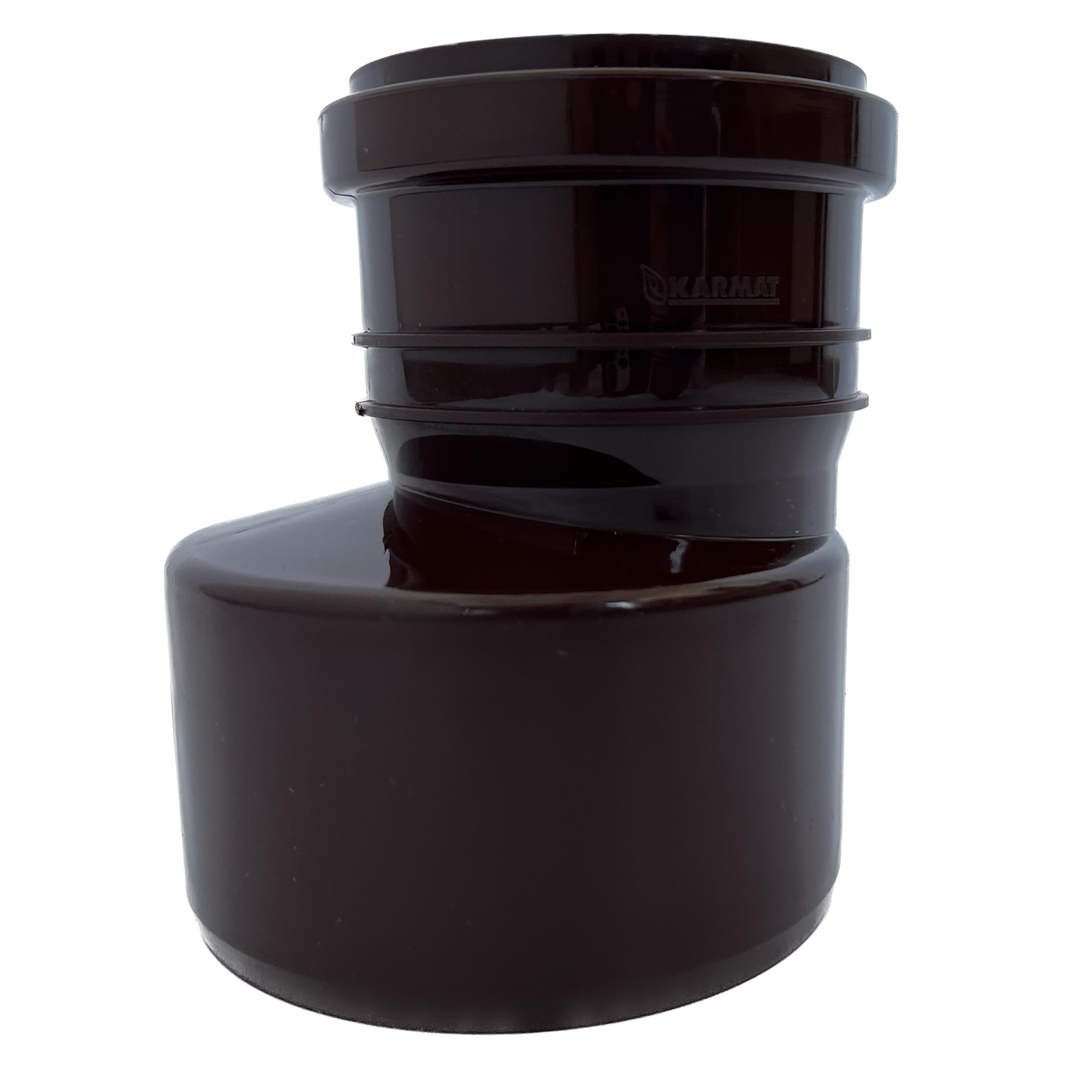 KARMAT Reduction DN 110/75 Gutter Reduction Drainage System Downpipe Gutters Rainwater Connector Polypropylene Brown - Image 3