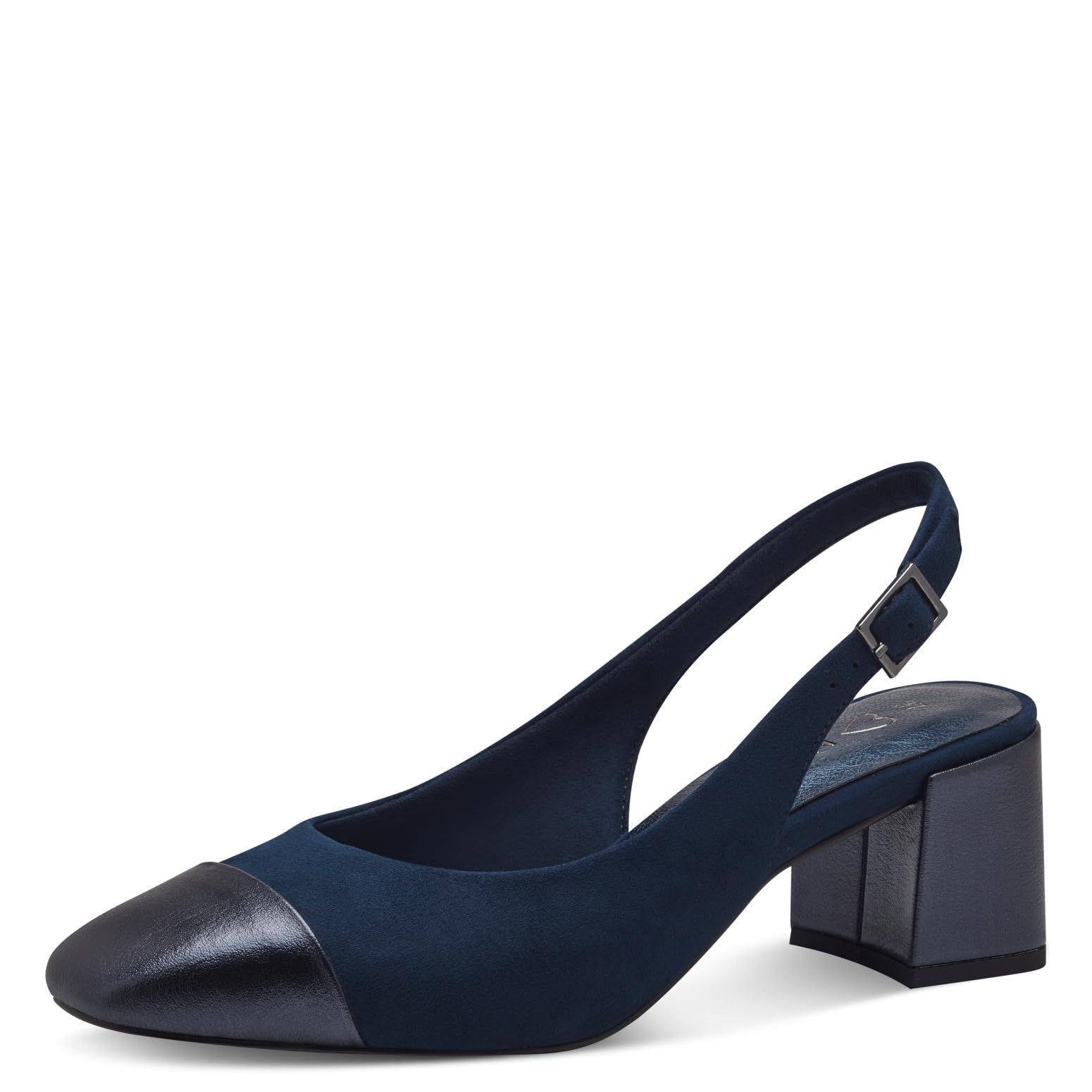 MARCO TOZZI Women's 2-29610-42 Sling, Navy Comb, 6.5