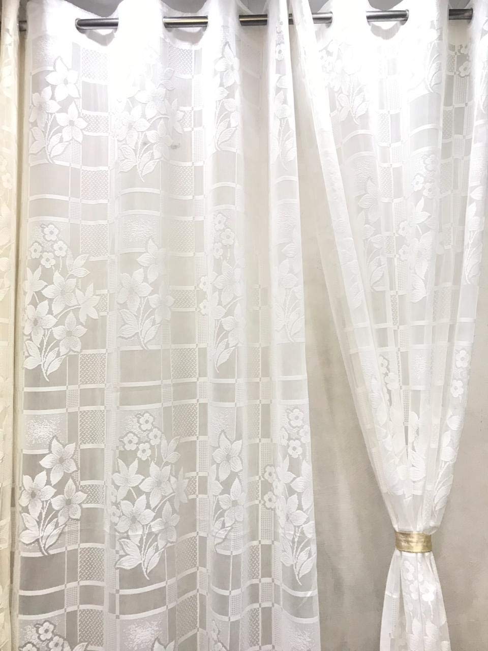 SCS FABULOUS HOME 7Ft White Net Door Curtain Pack of 1 | (B07WKJDPD8) Amazon Price History, Amazon Price Tracker