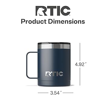 Amazon.com: RTIC 12oz Essential Coffee Mug with Lid and