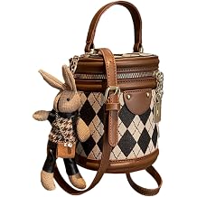Bucket Bag Crossbody - Vintage Fashion Bag, Bucket Bag for Women | Multifunctional Crossbody Handbag Shoulder Bag Large Capacity Tote Pouch with Zipper Closure Adjustable Strap for Work